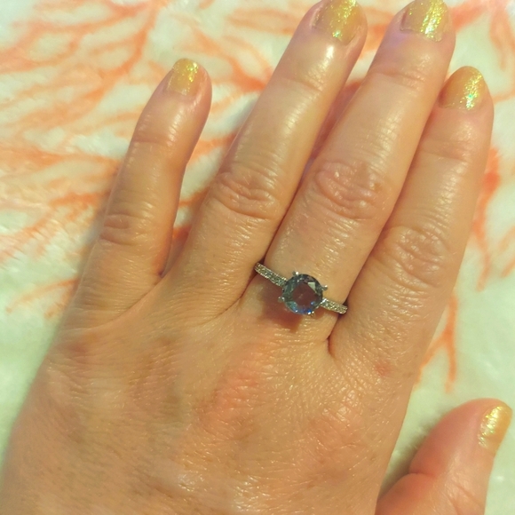 Jewelry - NWT Blue Topaz Ring Size 10